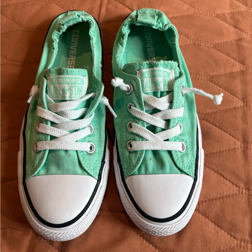 Converse women’s low rise Chuck Taylor All Star Teal Green